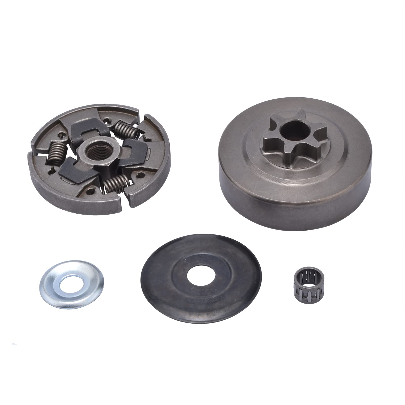 Cancanle 6T Clutch Drum Sprocket Washer Bearing Kit for STIHL MS250 MS230 MS210 MS180 MS170 017 018 021 023 025 Chainsaw Parts