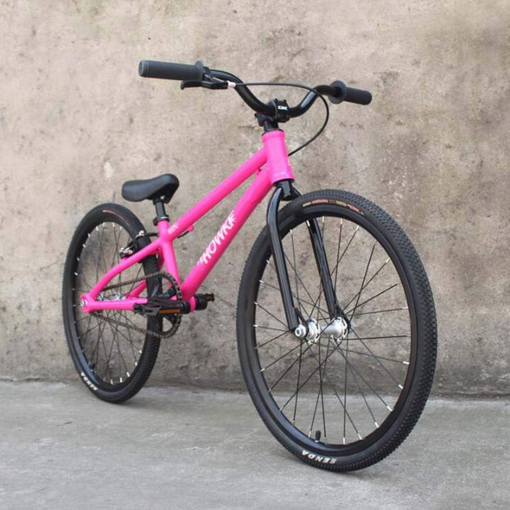 SWORDlimit Mud Racing Bike, 20 Inch BMX Bikes with Lightweight Carbon Fiber High Strength Frame, Single Speed Transmission System, Professional V Brakes and Special Brakes