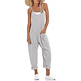 UNIANKIYA One Piece Jumpsuits for Women Casual Overalls Summer Rompers Trendy Jumpers Beach Vacation Outfits Travel Clothes