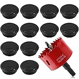 2-3/8 Inch(60mm) Desk Grommet,13 Pieces Wire