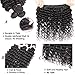 NewYou 8a Brazilian Deep Wave 3 Bundles with 13''×4'' Frontal 100% Virgin Human Hair Bundles with Ear to Ear Lace Closure Pre-Plucked with Baby Hair Free Part Natural Color (12 14 16+10 Frontal)