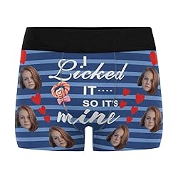 Custom Personalized Photo Printed Face Boxer, I