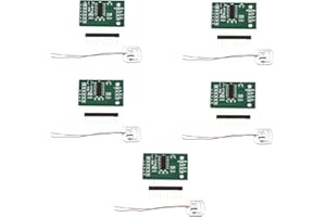 V TELESKY 5 Sets Electronic Weighing Pressure Sensor Weight Sensing HX711 Module 50kg Human Load Cell Weighing Sensor Resistance Strain Half-Bridge Sensor for Arduino Raspberry Pi