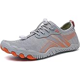 Feggormkicc Water Shoes Men Women Barefoot Shoes Non Slip Wide Toe Box Hiking Footwear Beach Sneakers Comfortable Zero Drop Walking Shoes Lightweight Breathable Water Resistant Sneakers Athletic Gym