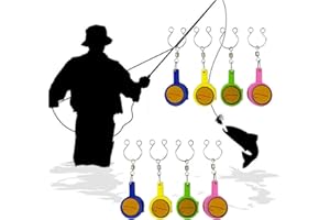 ZHIGOU 8-Piece Fishing Knotting Tool Set - Knot Protection and Line Cutter, Easy Safety Hook Cover for Fly Fishing, Beginners