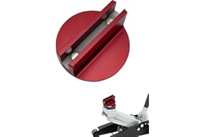 Xinghonyac Magnetic Jack Pad - Aluminum Slotted Pad (0.4") for Pinch Weld & Frame Rail Protection, Universal Jack Puck Adapte