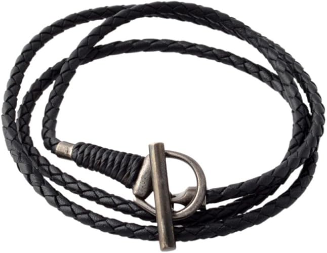 Amazon グッチ ブレスレット ホースビット トグル 編み込みレザー ラップ 3連 19cm J80 8131 並行輸入品 ブレスレット 通販