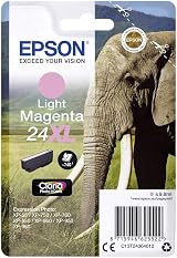 Epson 24XL Light Magenta High Yield Genuine Claria Photo HD Ink Cartridge
