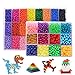 Water Fuse Beads Kit 5mm 36 Colors 8500 Beads Refill Set Compatible Beados Magic Water Sticky Beads Art Crafts Toys for Kids Beginners (36 Colors 8500 Beads)