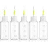 30cc Glue Squeeze Bottle, Precision Tip Applicator Bottles, 5 Pack