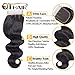 QTHAIR 12A Brazilian Virgin Body Wave Human Hair Lace Closure Unprocessed 100% Human Hair Swiss Lace Closure Three Part Closure Natural Color (12