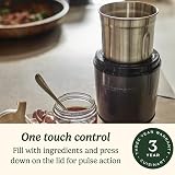 Cuisinart Electric Spice Grinder Coffee Grinder Nut Seed Grinder Dual Stainless view 6