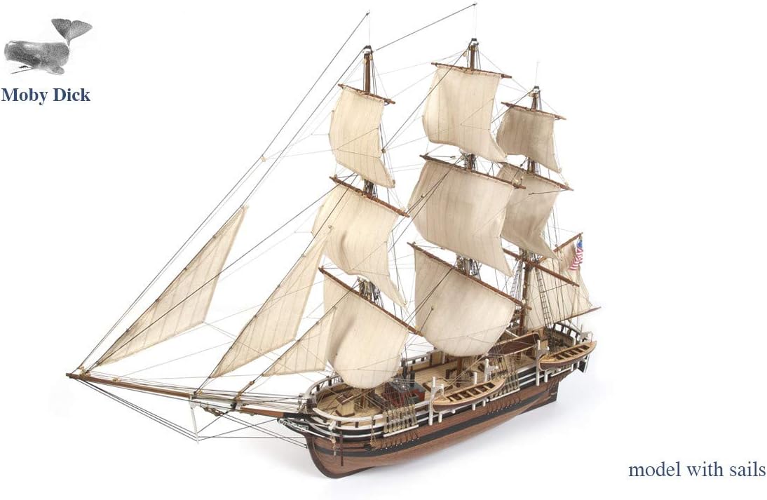Occre 12006 MODEL KIT Scale 1:60 Length 735 mm Height 552 mm Width 225 mm . Second plank .The tragedy that inspired the universal novel: Moby Dick.