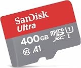 SanDisk Ultra 400 GB microSDXC Memory Card with SD Adapter A1 100 MB/s Class 10
