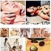Lifetop 2pcs /lot Massage Large Stones Massage Lava Natural Stone Set Hot Spa Rock Basalt Stone (3.14 x 3.14 in)