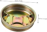 iplusmile Steel Bung Plug with Gasket 12 Pcs Drum Oil Water Chemical Barrel Cap view 2