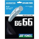YONEX BG 66 10m Badminton String (Black)