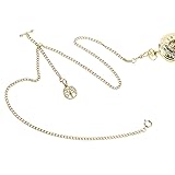 ManChDa Double Albert Chain Pocket Watch, Curb Link