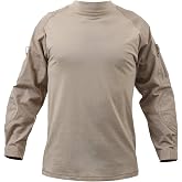 Rothco Fire Retardant Combat Shirt (US, Alpha, Medium, Regular, Regular, Desert Sand)