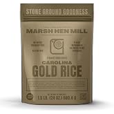 Marsh Hen Mill Carolina Gold Rice | Premium Long Grain White Rice with Exceptional Aroma, Nutty Almond &amp; Floral Notes | Gluten-Free &amp; Non-GMO | Ideal for Home Cooks &amp; Chefs | 24 oz (Pack of 1)