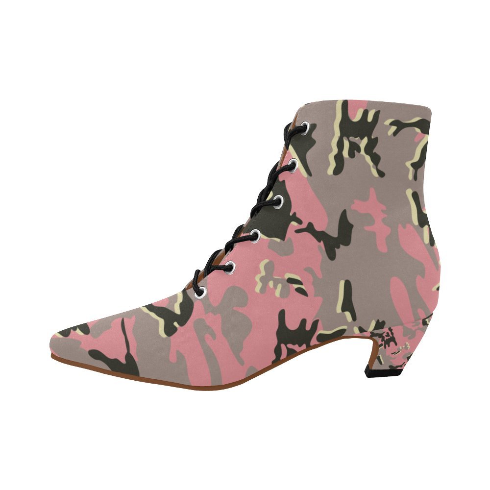 Unique Debora Custom Pointed Toe Low Heel Booties Ankle Short Boots for Women
