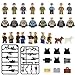Minifigures set-24 Army Marine Corps with Military Weapons Accessories Navy Soldier Minifigures Toys Building Blocks 100% Compatible