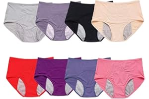 ANOMOCIA Everdries Leakproof Ladies Underwear - 8Pcs Everdries Leakproof Panties for Over 60#s with Incontinence