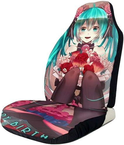 Amazon.com: WXPENG Vocaloid Hatsune Miku Heart Car Seat Covers, Luxury