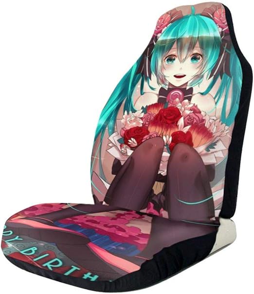 Amazon.com: WXPENG Vocaloid Hatsune Miku Heart Car Seat Covers, Luxury