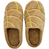 Onngaku Mexican Concha Slippers for Women Men Concha Pantuflas Soft Plush House Slippers for Indoor Use