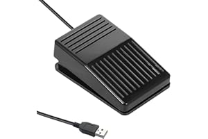 BaotyJie USB Foot Control Action Pedal Push to Talk Foot Pedal Professional for Keyboard Lightweight Plug and Play Footswitch