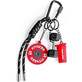 Sinsiot Dumbbell & Weights Keychain, Bag Purse Charms Gift for fitness Women and Men, Cute Mini Car Key Chains for Gym