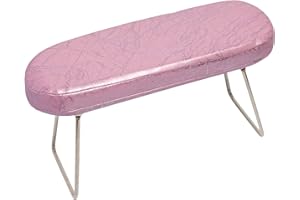 LXIANGN Pink Nail Arm Rest, Microfiber Leather Manicure Hand Pillow Nail Hand Rest Cushion for Nails Salon