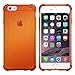 LUVVITT [Clear Grip] Soft Slim Flexible TPU Back Cover Transparent Rubber Case for Apple Phone 6 / Phone 6s (4.7 inch) - Neon Orange