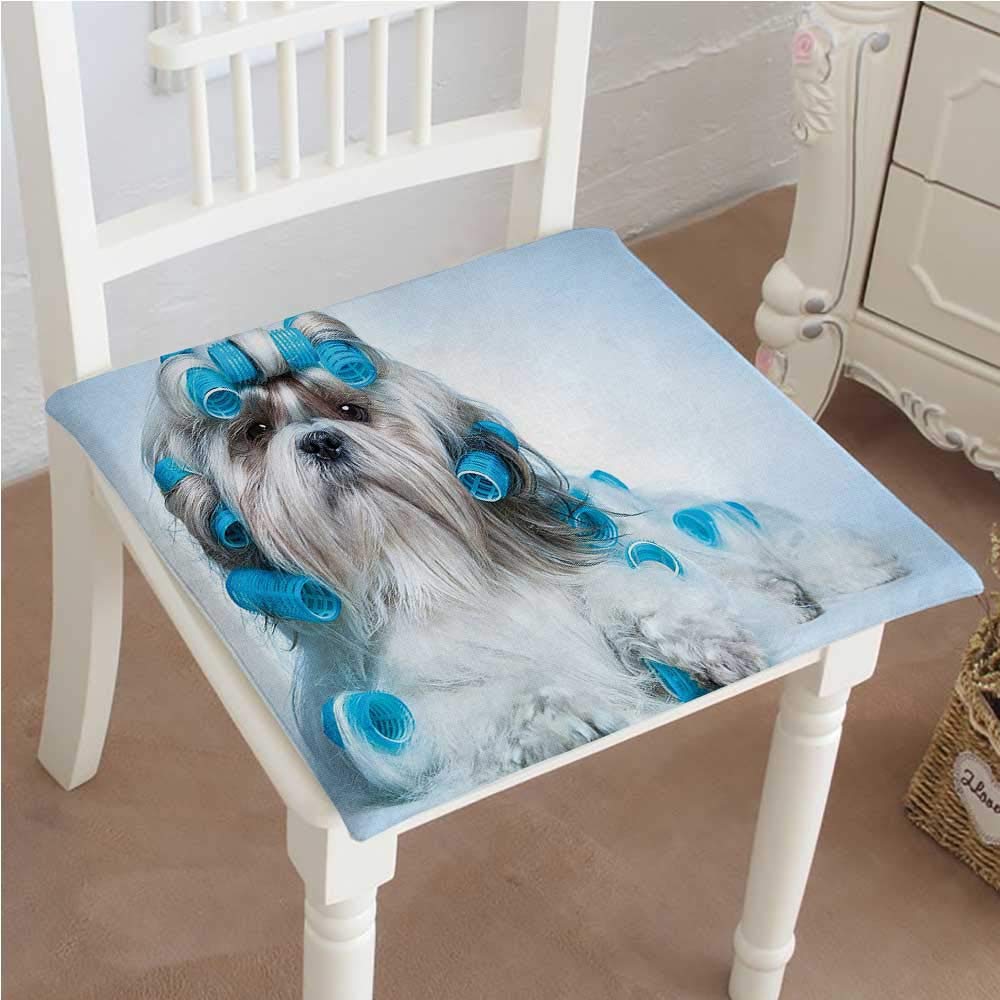 Amazon Com Mikihome Premium Chair Cushion Shih Tzu Dog With
