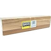 Nelson Wood Shims - 16-Inch Cedar Wood Shims for Leveling - 42 Pack Wedges for Toilets, Tables, Doors &amp; Furniture Levelers for Uneven Floors