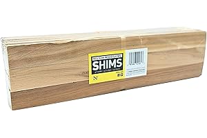 Nelson Wood Shims - 16-Inch Cedar Wood Shims for Leveling - 42 Pack Wedges for Toilets, Tables, Doors & Furniture Levelers for Uneven Floors