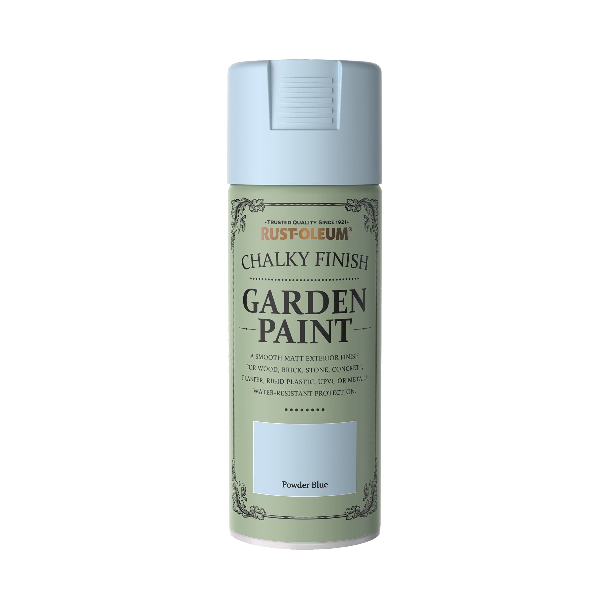 Rust-Oleum 400ml Garden Furniture Spray Paint - Powder Blue, Chalky Finish