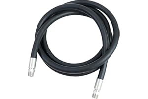 GIAYOGO 3/4 Inch x 13 Foot Fuel Transfer Hose with 3/4" Inch Dual NPT Threads Connecter male NPT fittings Compatible with All Electric Fuel Pumps for Dispensing Diesel Fuel,Gasoline,Kerosene Biodiesel