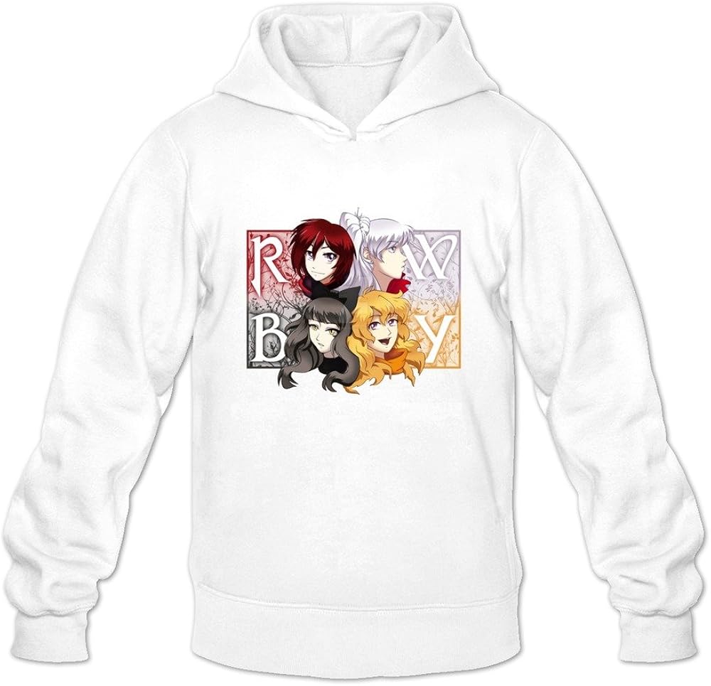 Men Rwby Custom 100% Cotton Hoddies By Mjensen