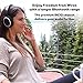 Miccus aptX Low Latency Wireless Headphones for TV Watching, Comfortable Over Ear Bluetooth 5.0 Headset with Mic, High Fidelity w/NO DELAY, Noise Isolating Phone PC Computer Airplane (SR-71 Stealth)