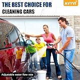 Avyvi 100FT Expandable Garden Hose, 8 Function Spray Nozzle, Brass Connectors view 6