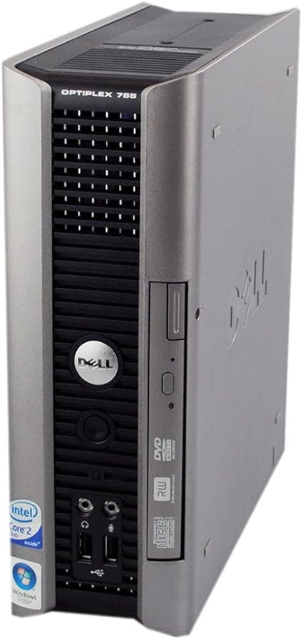 Amazon Com Dell Optiplex 755 Usff Recertified Pc Intel Core 2 Duo 2 1ghz 4gb 250gb Dvd Combo Windows 7 Professional 64 Bit Computers Accessories