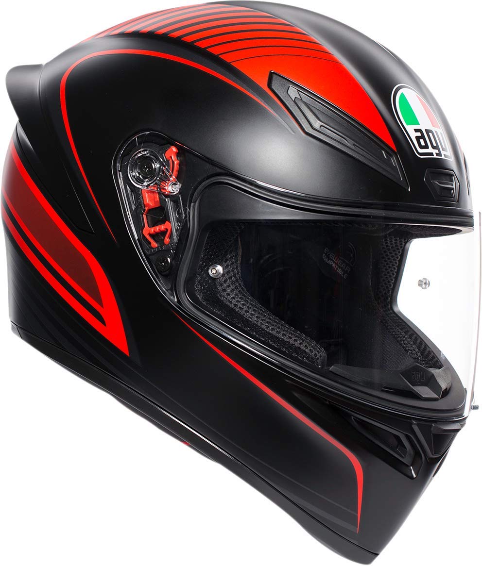 Mua AGV UnisexAdult Full Face K1 Warmup Motorcycle Helmet (Black/Red