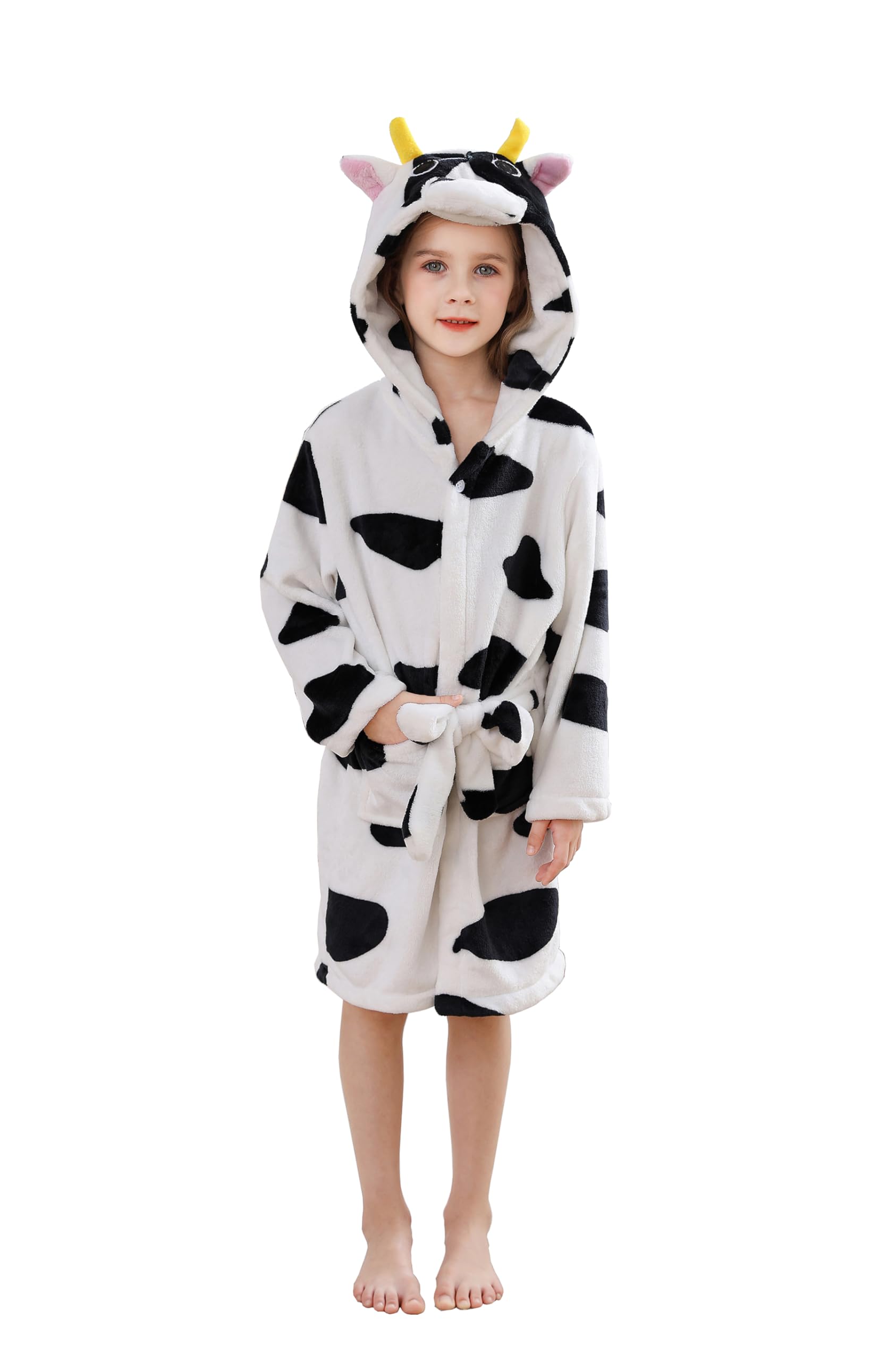 Photo 1 of CuteOn Girls Bathrobe Kids Gifts for Toddler Boys Robe Cow Size 11-13T
