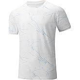 Esabel.C Workout Shirts for Men Dry Fit Moisture Wicking T-Shirts Short Sleeve Mesh Men's Athletic Shirts &Tees