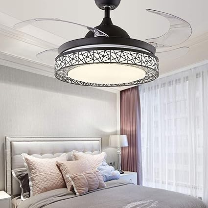 Tiptonlight Modern Ceiling Fan Lamp Contracted With Remote