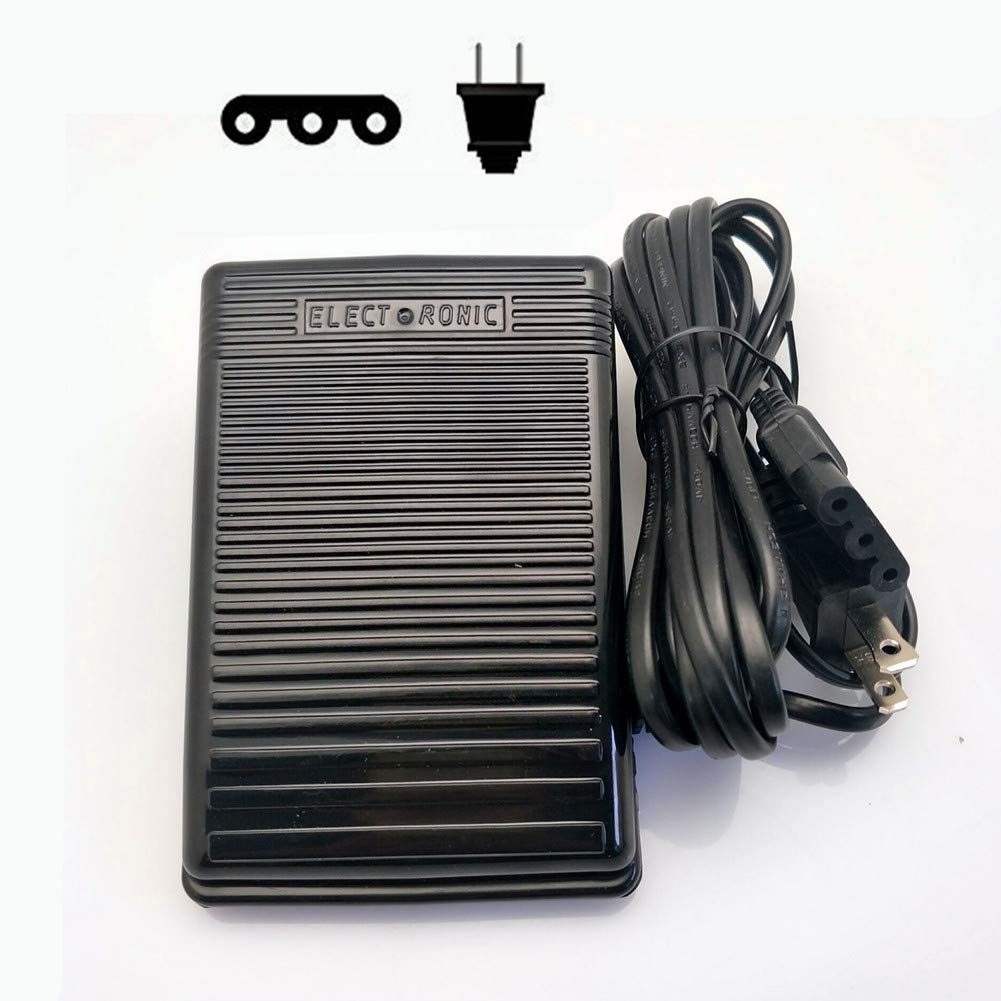 YEQIN EW-471 Sewing Machine Foot Control Pedal for Janome, New Home, Elna, Viking