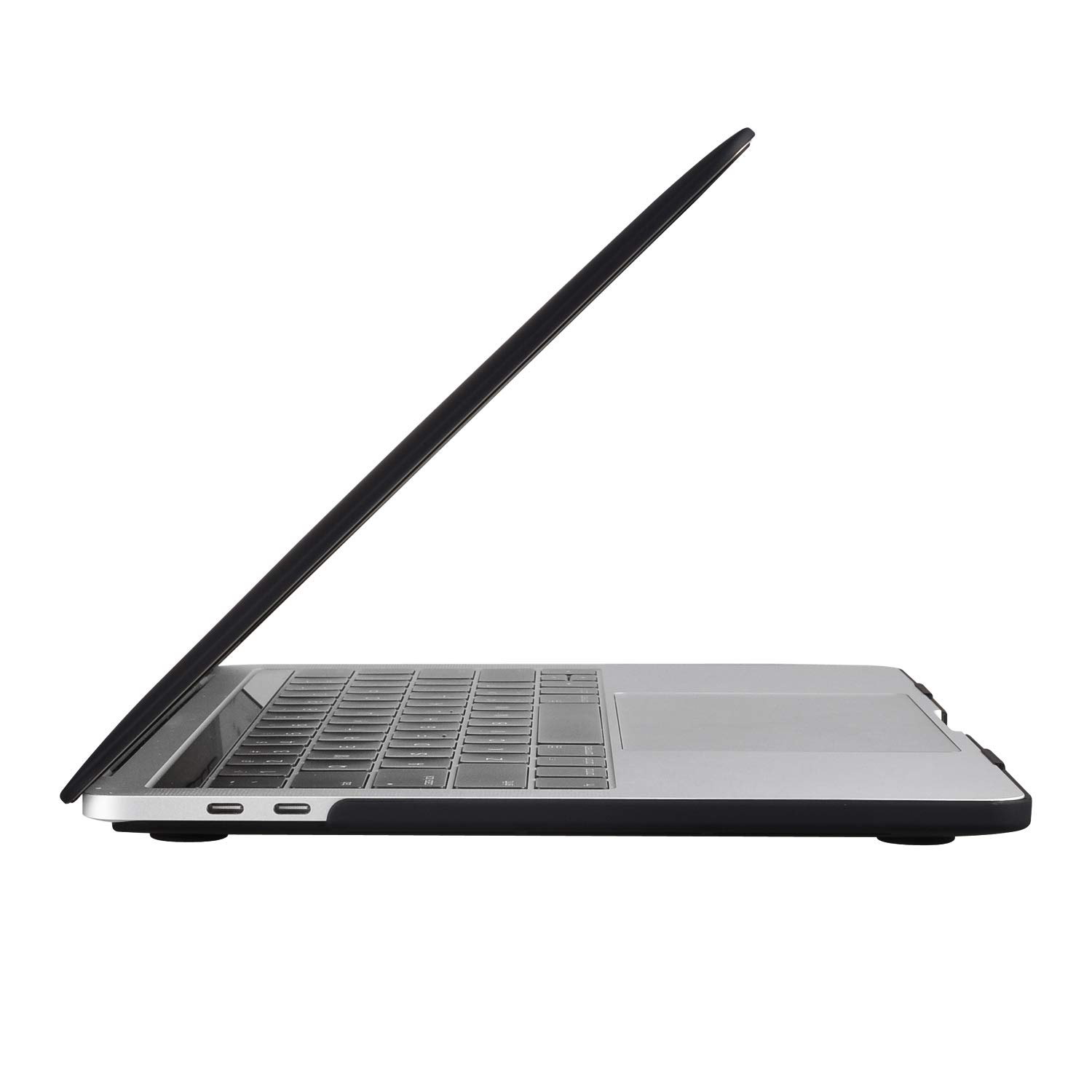 UESWILL Smooth Matte Hard Case Compatible with 2016-2019 Release MacBook Pro 15 inch with Touch Bar & USB-C, Model A1990 A1707, Black