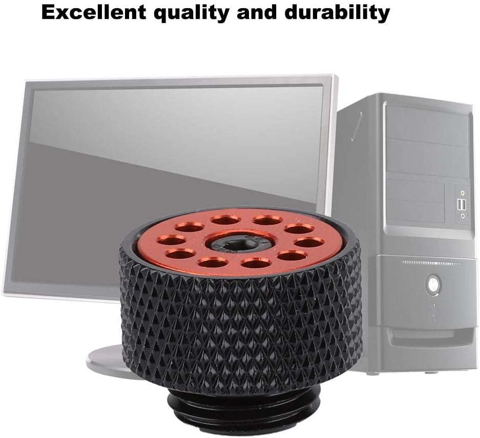 Indicateur De Débit G1/4 Pour Watercooling PC - POM + Acrylique - 8 Turbines - 77,5x47,5x19 Mm